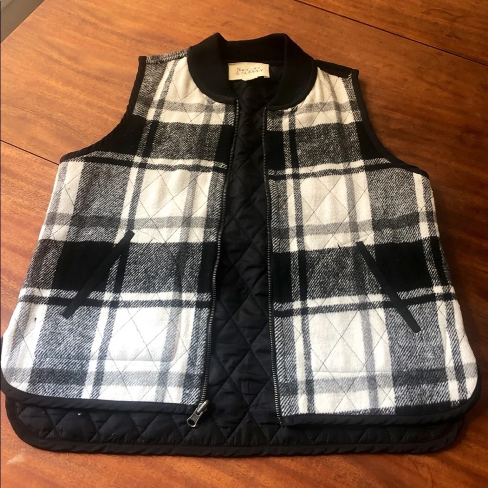 Plaid Vest (Reversible!)